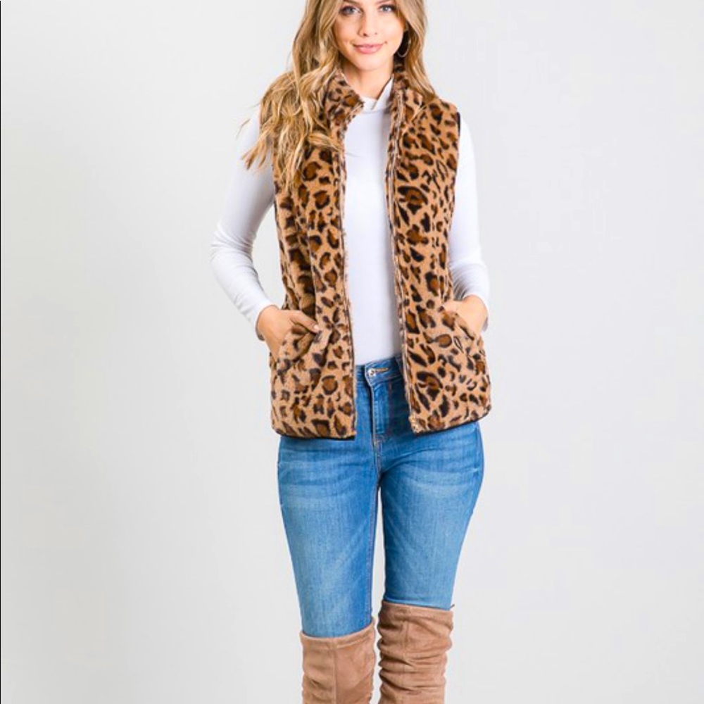 Leopard Vest